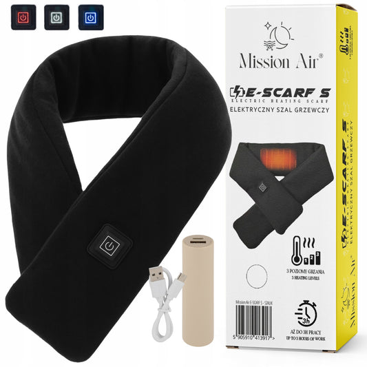 Šildomas šalikas su įkraunamu powerbank'u